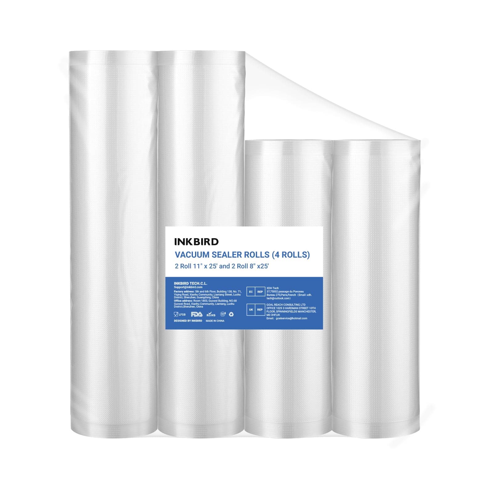 Vacuum Sealer Rolls(4 Rolls)
