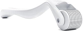 ROSELYNBOUTIQUE Derma Roller for Hair Beard Facial Skin Face 540 Microneedles At-Home Beauty Instrument White Holiday Gift for Men Women