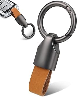 Car Key Chain Ring Clip, Small Key Fob Accessory with Keyrings Zinc Alloy Buckle