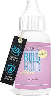 The Hair Diagram - Bold Hold Active Reloaded - Strong Hold Glue for Wigs and Hair Systems - Invisible Bonding - Formulated for Oily Skin - Non Toxic - Humidity Resistant & Water- Resistant -1.3oz