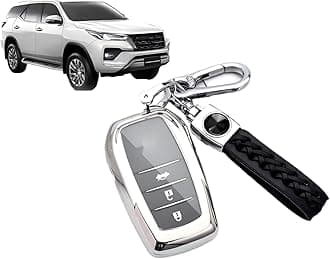 Key Holder for Toyota Fortuner & Land Cruiser, Car Key Cover & Keychain Accessories