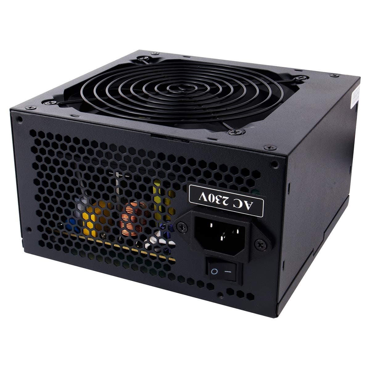 CiT Builder 500W Power Supply, Non Modular, PPFC, 70% Efficiency, 12cm Cooling Fan, An Excellent Entry Level Power Supply, No Power Cable Included | Black