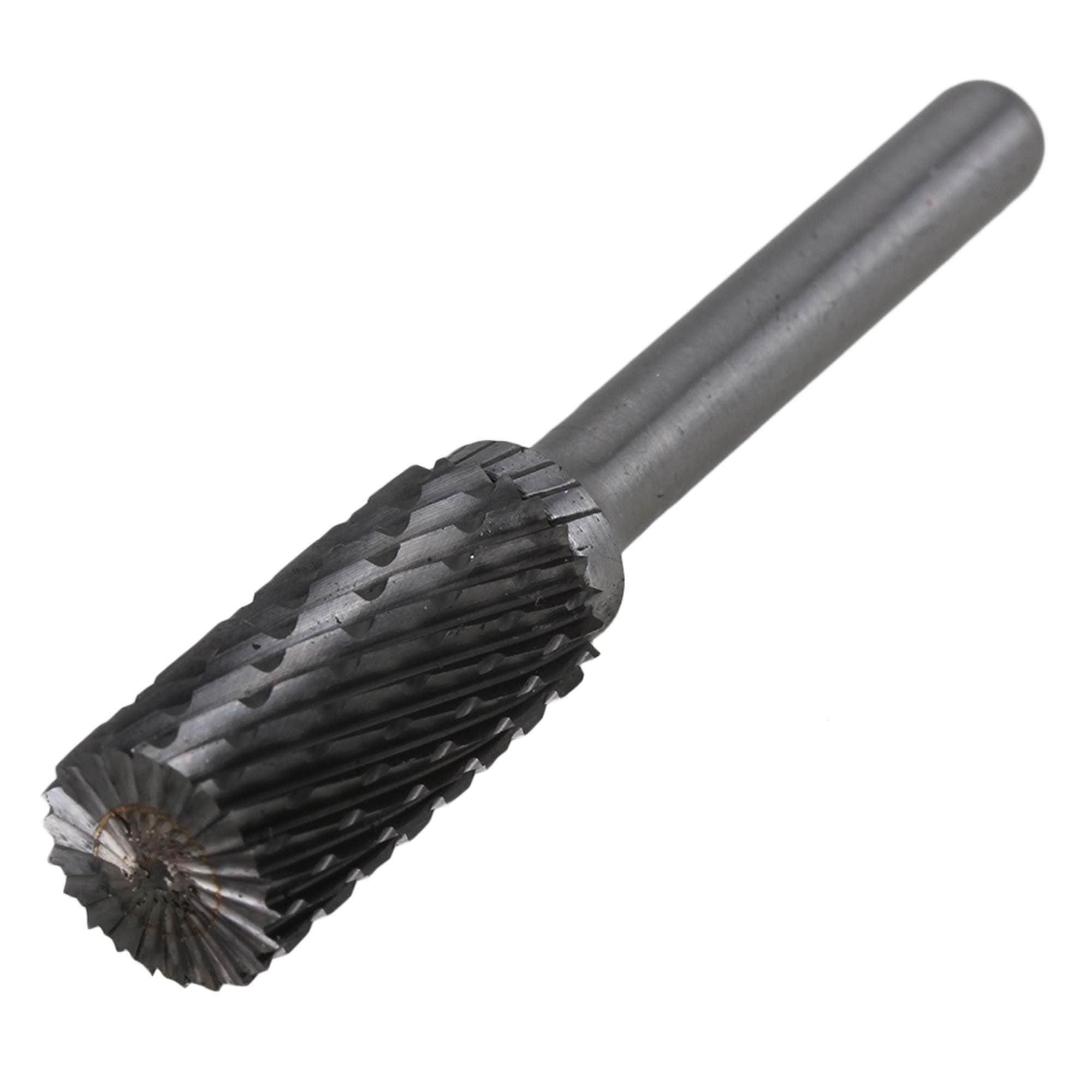 CNBTR Silver 6x12mm A-Type Rotary Burr Drill Bit Double Tool Carbide Grinding Head