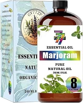 Aromatherapy Fragrance Oil 8 fl oz (240 ml) - for diffusers, humidifiers, DIY Candles, soap, and Cleaning Products, Home, Office, Yoga, and Gifts - Marjoram Essential Oil Scented