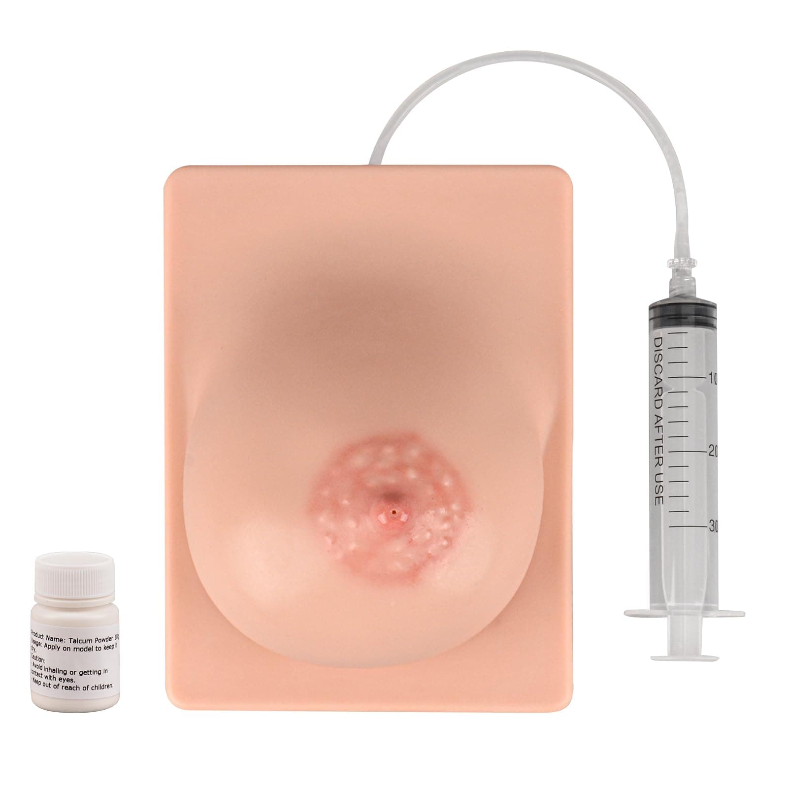 Lactation Breast Model for Breastfeeding Massage Education, Artificial Breastfeeding Educational Tool for Lactation Consultant, Left