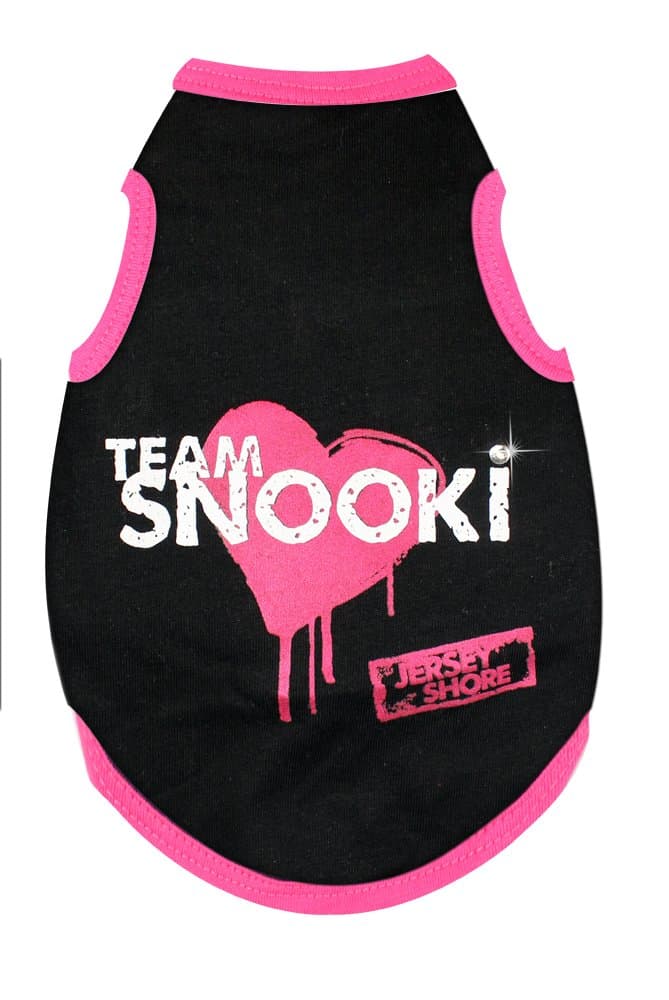 MTV's Jersey Shore Dog Shirt, Team Snooki, Black, Medium