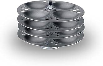 Premier Non-Stick Idli Stand, 4 Plates, Easy-to-Clean Cooking Plate for Perfectly Steamed Idlis, Durable and Vibrant Design