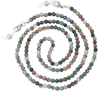 Eyeglasses Fashion Beaded Face Mask Holder Lanyard for Women