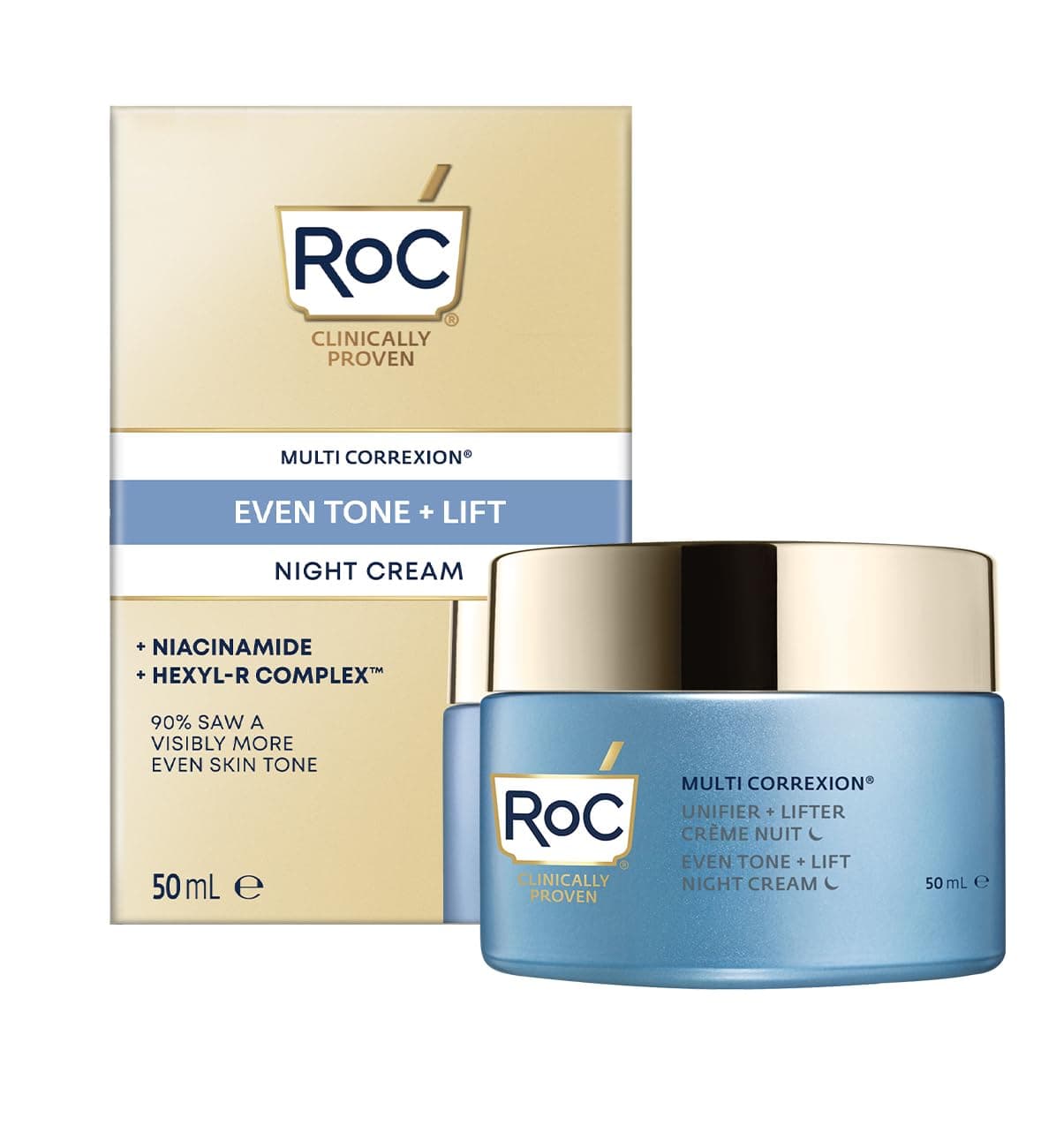 – Multi Correxion Even Tone + Lift Night Cream | Moisturiser for Face with Niacinamide | 50 ml
