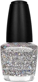 L.A. COLORS Color Craze Nail Polish, Glitter Bomb CNP543