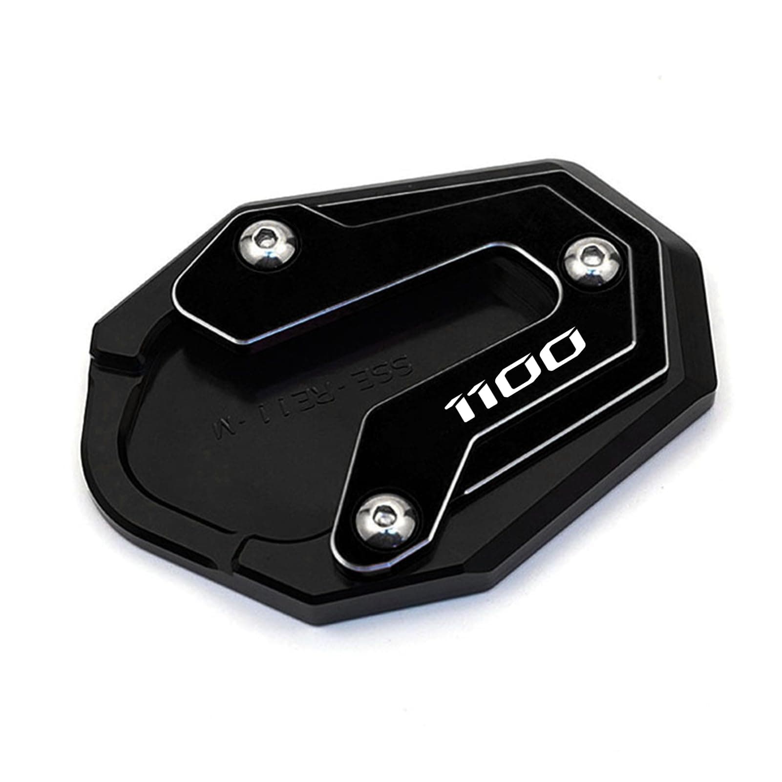 CNC Motorcycle Kickstand Pad Side Stand Enlarge Plate Compatible with 2025 Rebel 1100 T CMX1100 Rebel 1100 CMX 1100 M T 2020-2023 2024 2025 (Black)