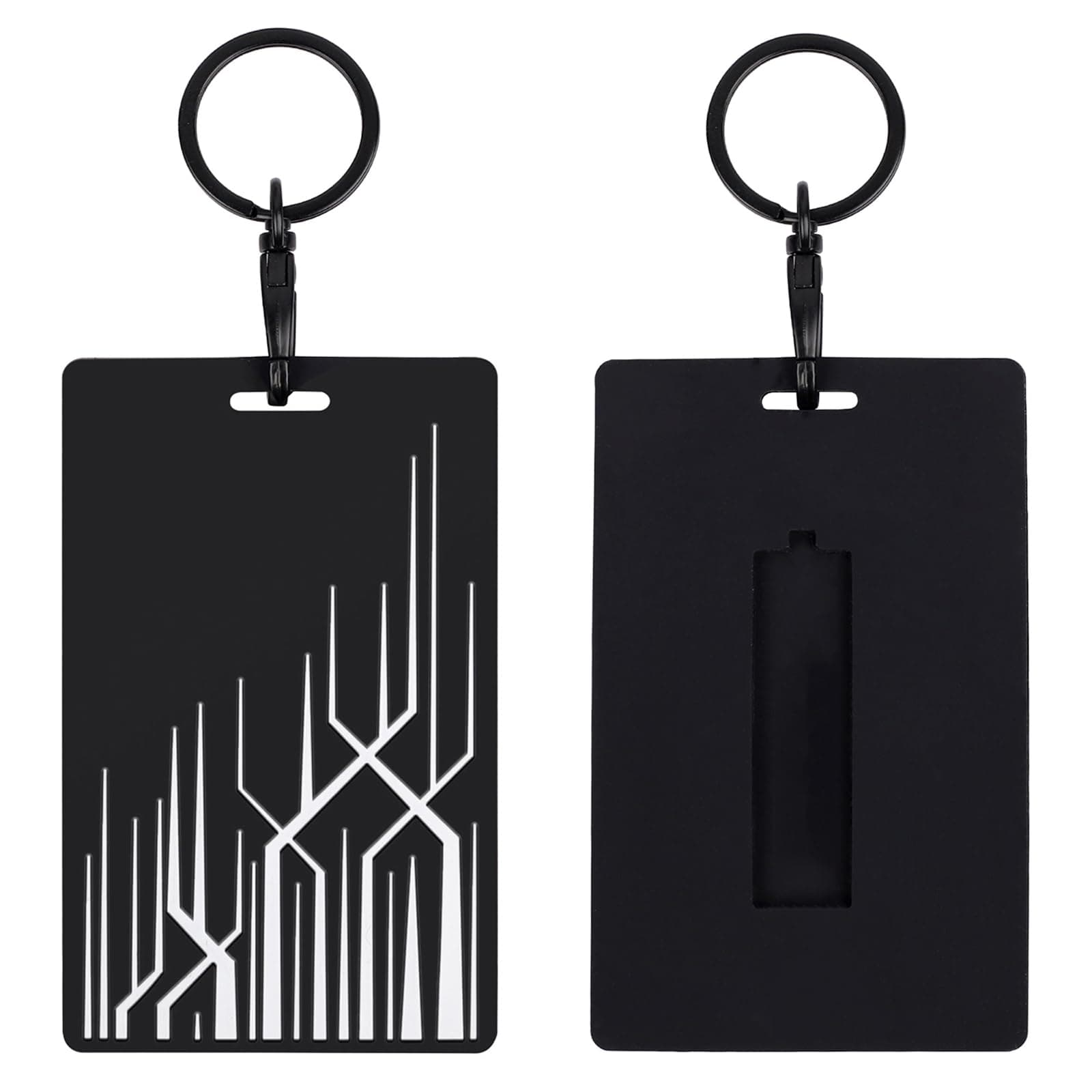 Seven SpartaKey Card Holder for Tesla Model 3, Model Y Silicone Key Chain