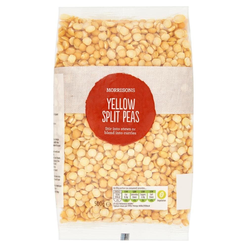 Wholefoods Dried Yellow Split Peas, 500g