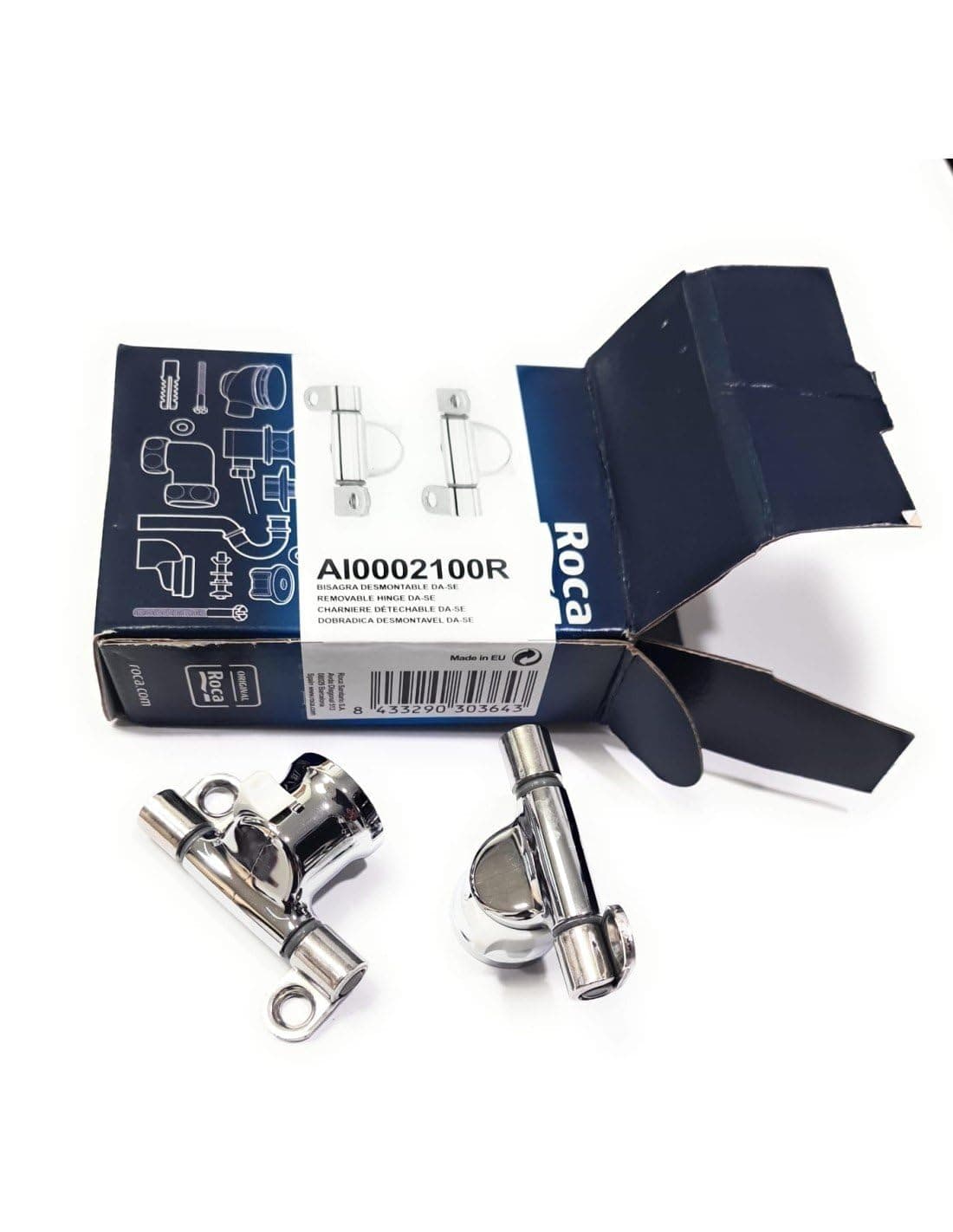 Senso and Giralda Removable Easy Release Toilet Seat Hinges (Pair) AI002100R