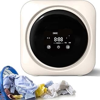 Portable Clothes Washing Machines Wall Mounted Mini Washing Machine Fully Automatic Front Drum Washing Machine Washing Capacity 0.3kg for Dormitory Travel Washing