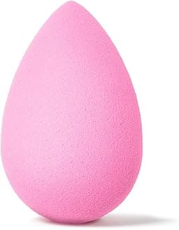 beautyblenderBubble Pink Beauty Blender Makeup Sponge, Super-Soft Foam Easily Blends Foundations, Powders & Creams, Made in USA, Reusable, Washable, Streak Free Application, Vegan, Cruelty Free