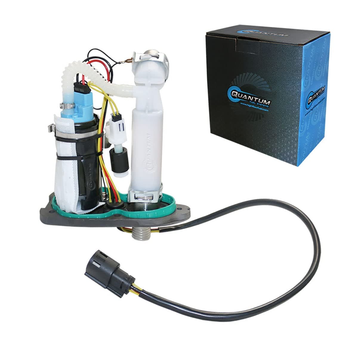 QFS OEM In-Tank Fuel Pump Assembly Replacement for Harley Davidson Sportster 1200 883, Forty-Eight, Iron 1200 883, Seventy-Two, XR1200 XL1200 XL883, 2007-2019, OEM 75305-07A 75268-07F