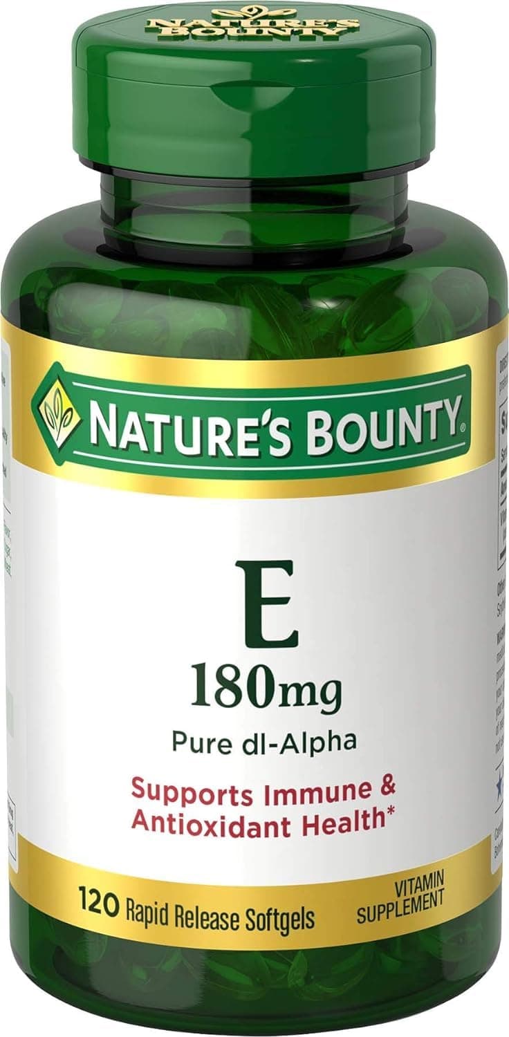 Vitamin E 400 IU Softgels Pure DL-Alpha 120 Soft Gels (Pack of 2)