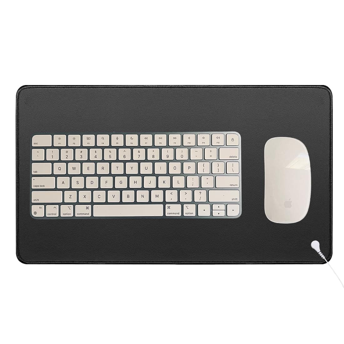 Grounding Mat Earth Connected Mat for Feet Bed Desk Better Sleep Relief Balance 11.8x23.6 Inch Foot Pad with Cord