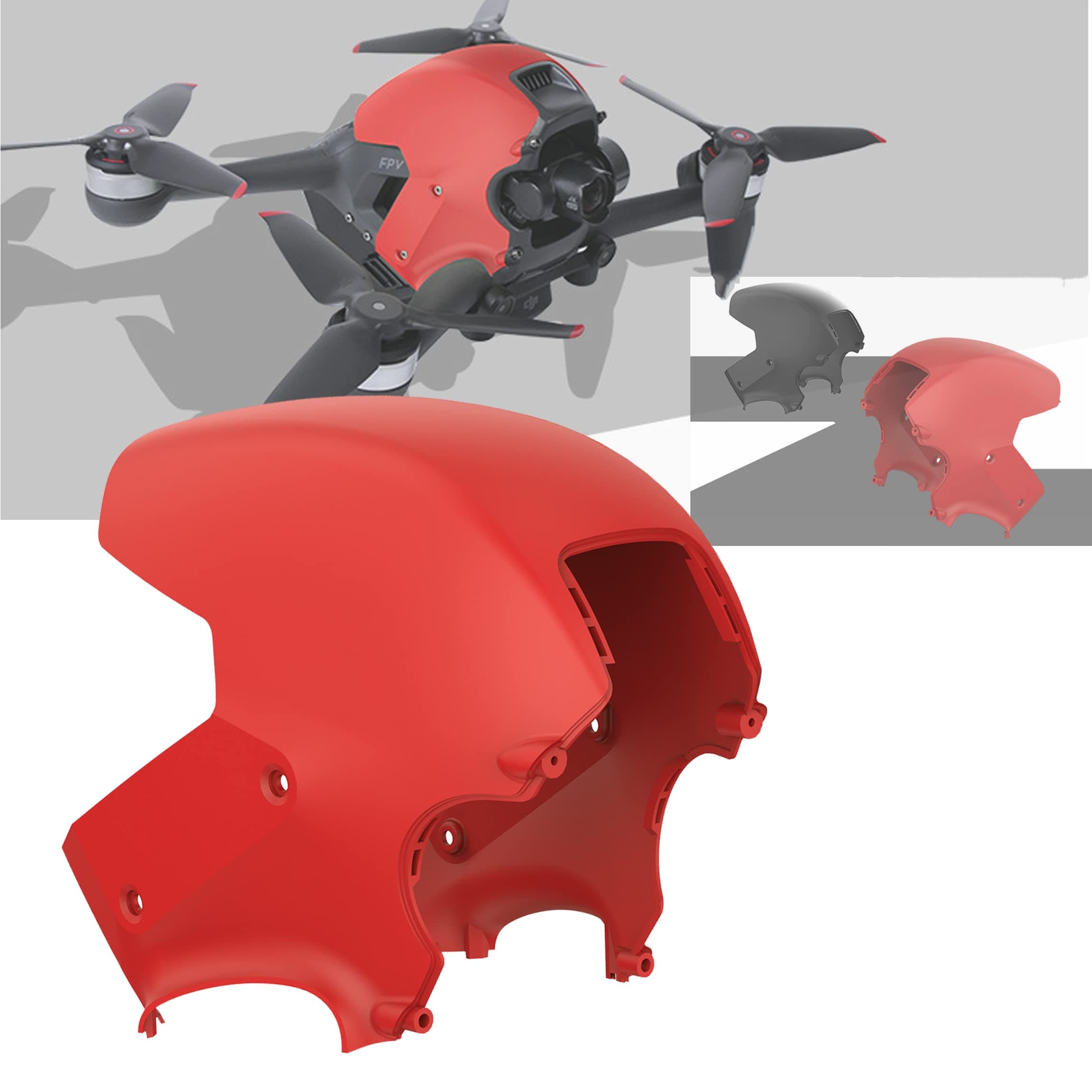 FPV Top Shell Cover Protective, Upper Case Compatible with DJI FPV Drone Top Cover