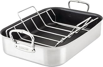Hestan Provision Cookware, Nonstick Roaster (16.5-inch), Silver