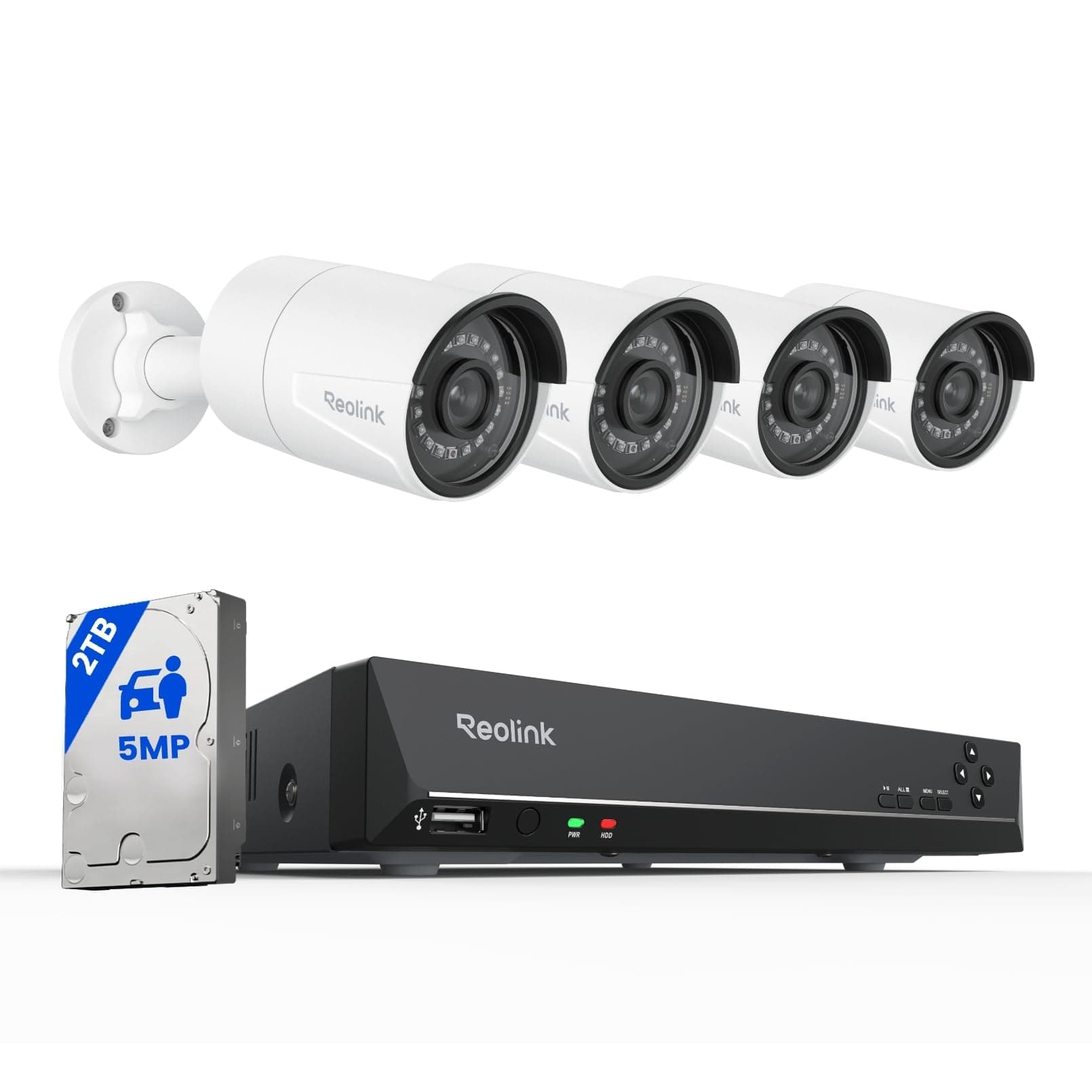 Reolink RLK8-410B4-5MP PoE Camera System