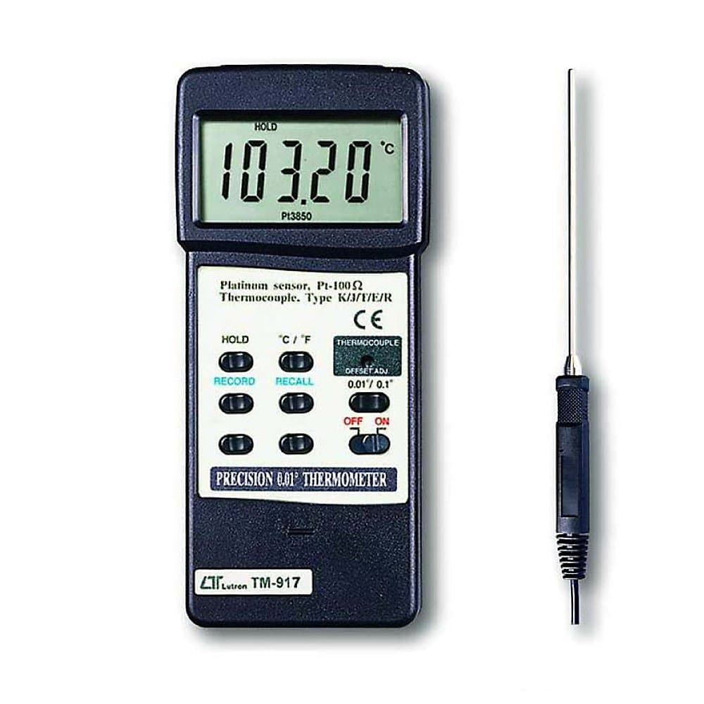 Electronic 0.01 Degree,Pt 100,Type K/J/R/E/T, RS232,Precision Thermometer