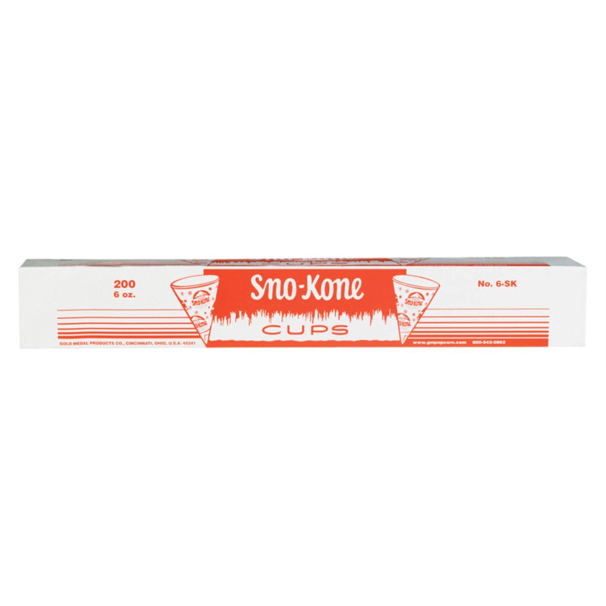 Gold Medal 6 oz. Cups - 5000/Case Sno-Konette