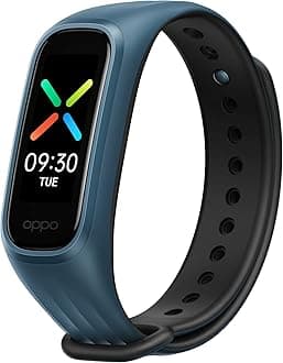 OPPOBand (1.1 inch AMOLED Screen, SpO2 Monitoring, Heart Rate Monitoring, 50 m Water Resistance, 12 Workout Modes) Blue