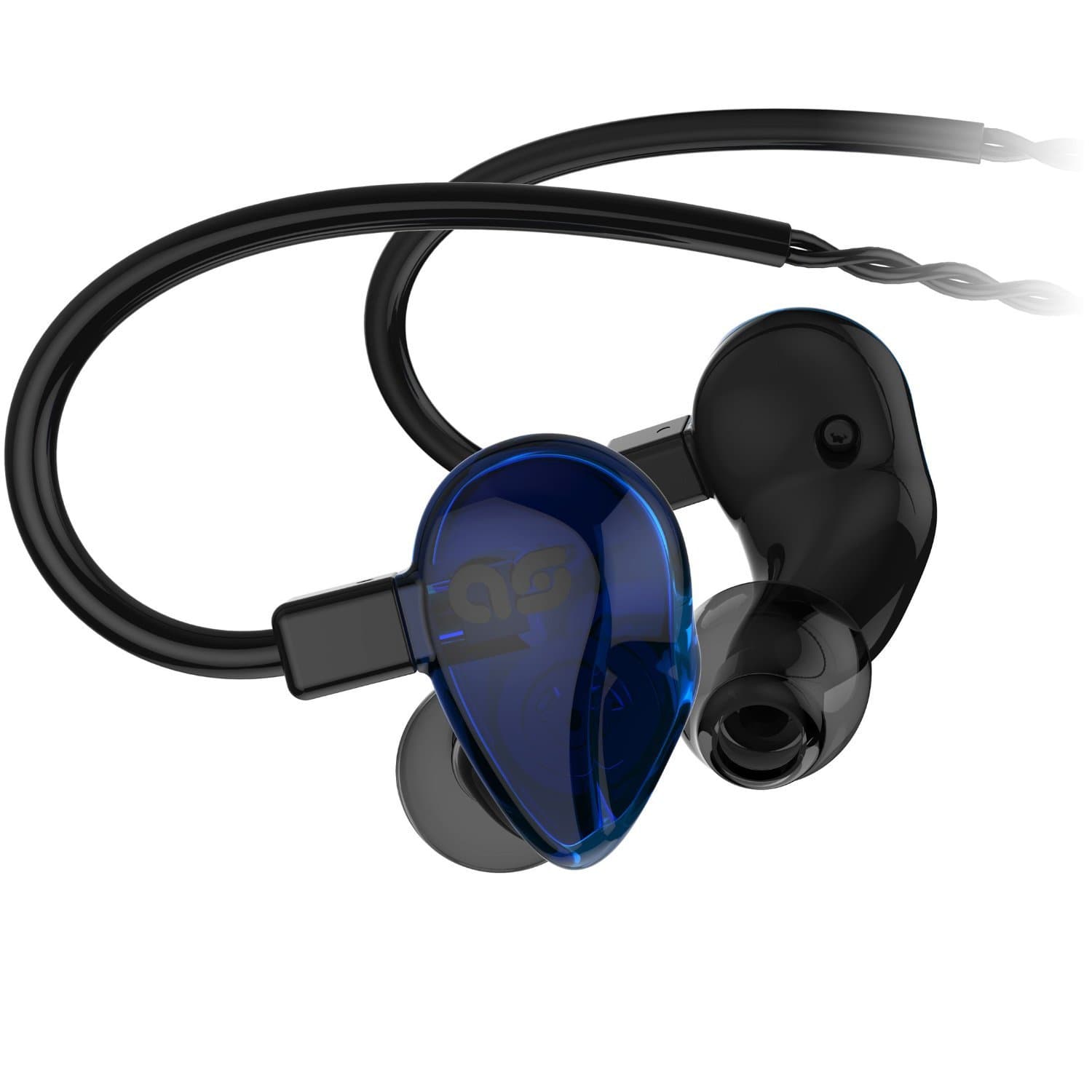 Aurisonics EVA Single Driver IEM Earphone with Detachable Cable - Polished Blue