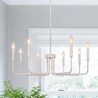 29.13” 8 Light French Country Chandelier