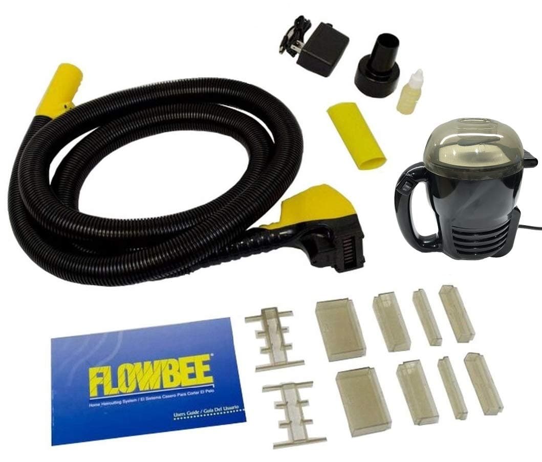 Home Haircutting System with Flowbee Super Mini-Vac - Clipper Head/Hose, Vacuum & Accessories Included.