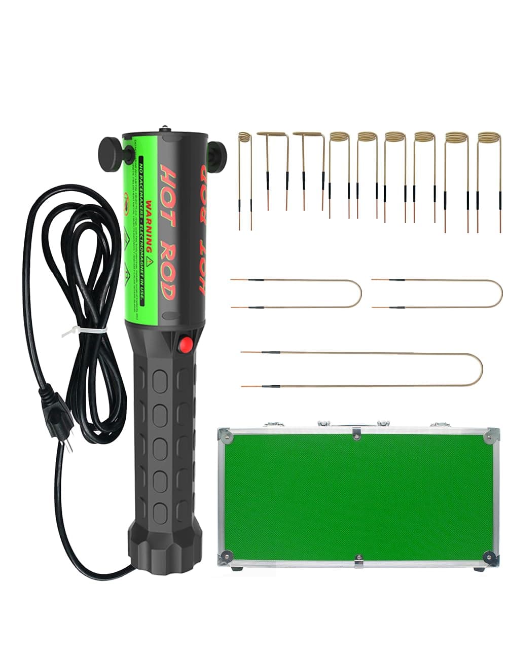 Solary Magnetic Induction Heater Tool - 1200W 110V Hand-held Electromagnetic Induction Heater Kit with 12 Coils, Rusty Bolt Removal Tool
