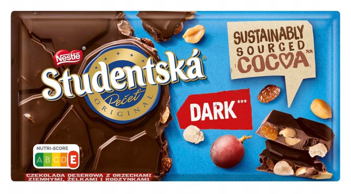 Orion Studentska Dark Chocolate Raisins and Nuts 170 g