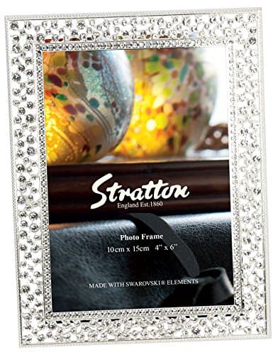 Stratton Classic Coll S/P Frame & Swarovski Elements 4" x 6"