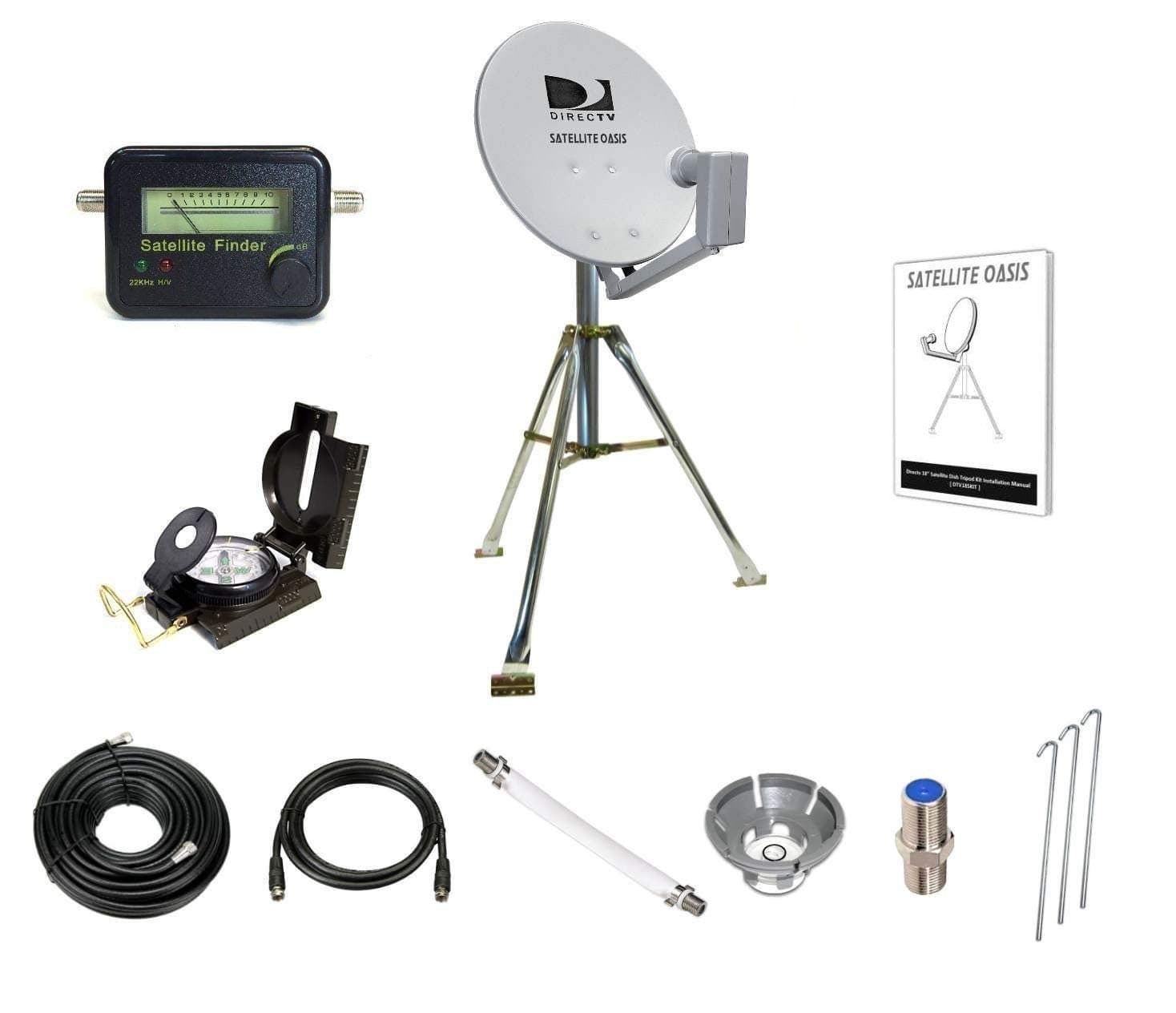 Directv 18 Inch Satellite Dish Rv Tripod Kit