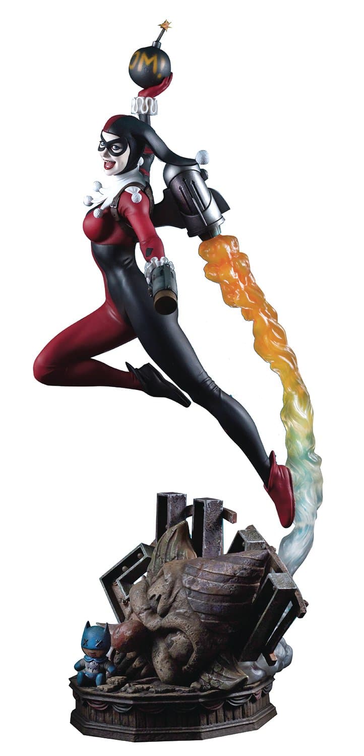 Tweeter Head DC Super Powers Collection Harley Quinn 19" Resin Maquette