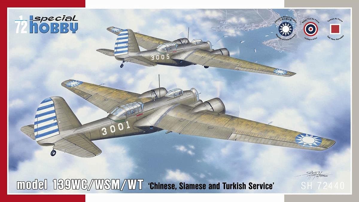 Special Hobby 1:72 - Model 139WC/WSM/WT