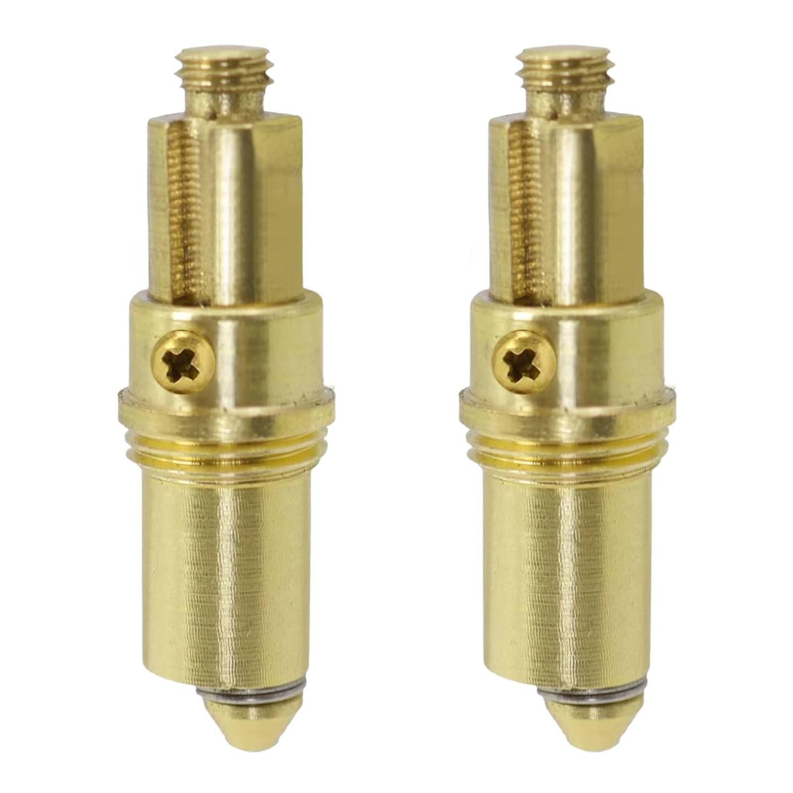 JINXM 2pcs Basin Pop Up Clack Slotted Plug Bolt Assembly Basin Pop Up Click Clack Plug Bolt Replacement Assembly Screw for Most Sink Bath Tub Basin Drain Stopper