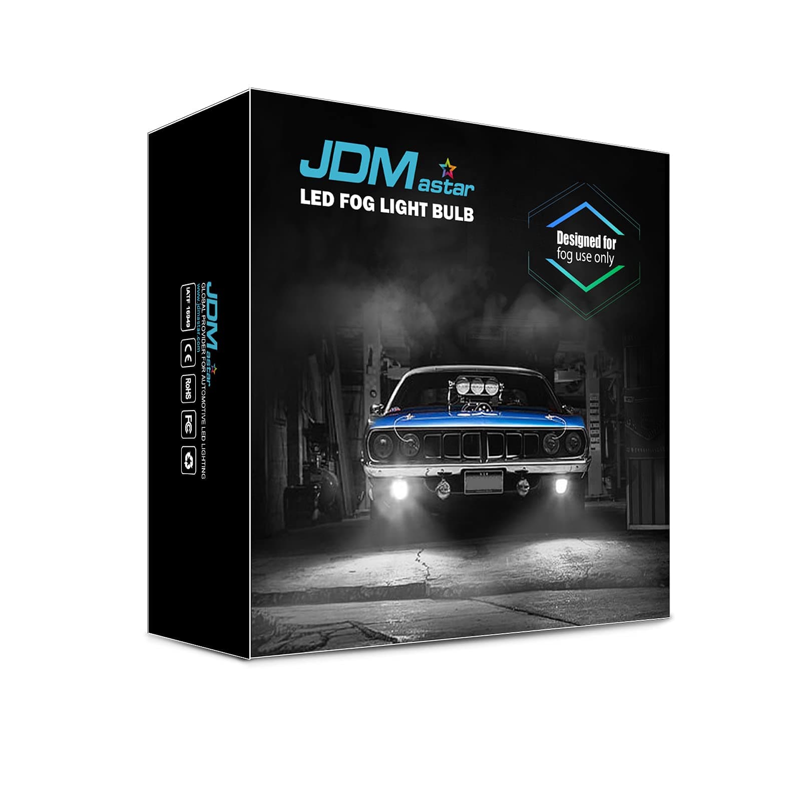 JDM ASTAR 48W Up to 30% More Vision White Off Road LED Work Light with Adjustable Light Angel