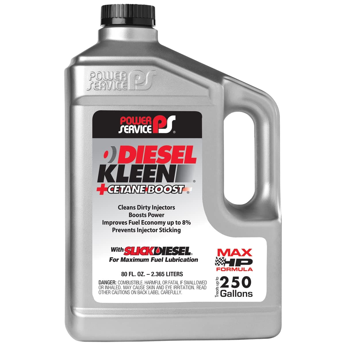 Power Service 03080-06 80 Ounce 03080 +Cetane Boost Diesel Kleen Fuel Additive-80 oz