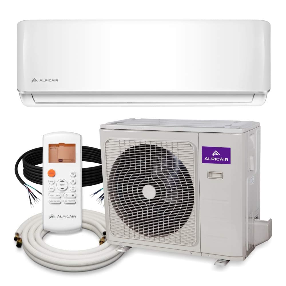 18,000 BTU Ductless Mini Split Air Conditioner System Inverter Heat Pump