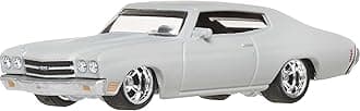 Premium Fast & Furious 1970 Chevelle SS Die-Cast Car, 1:64 Scale, Metal/Metal, Real Riders, Grey