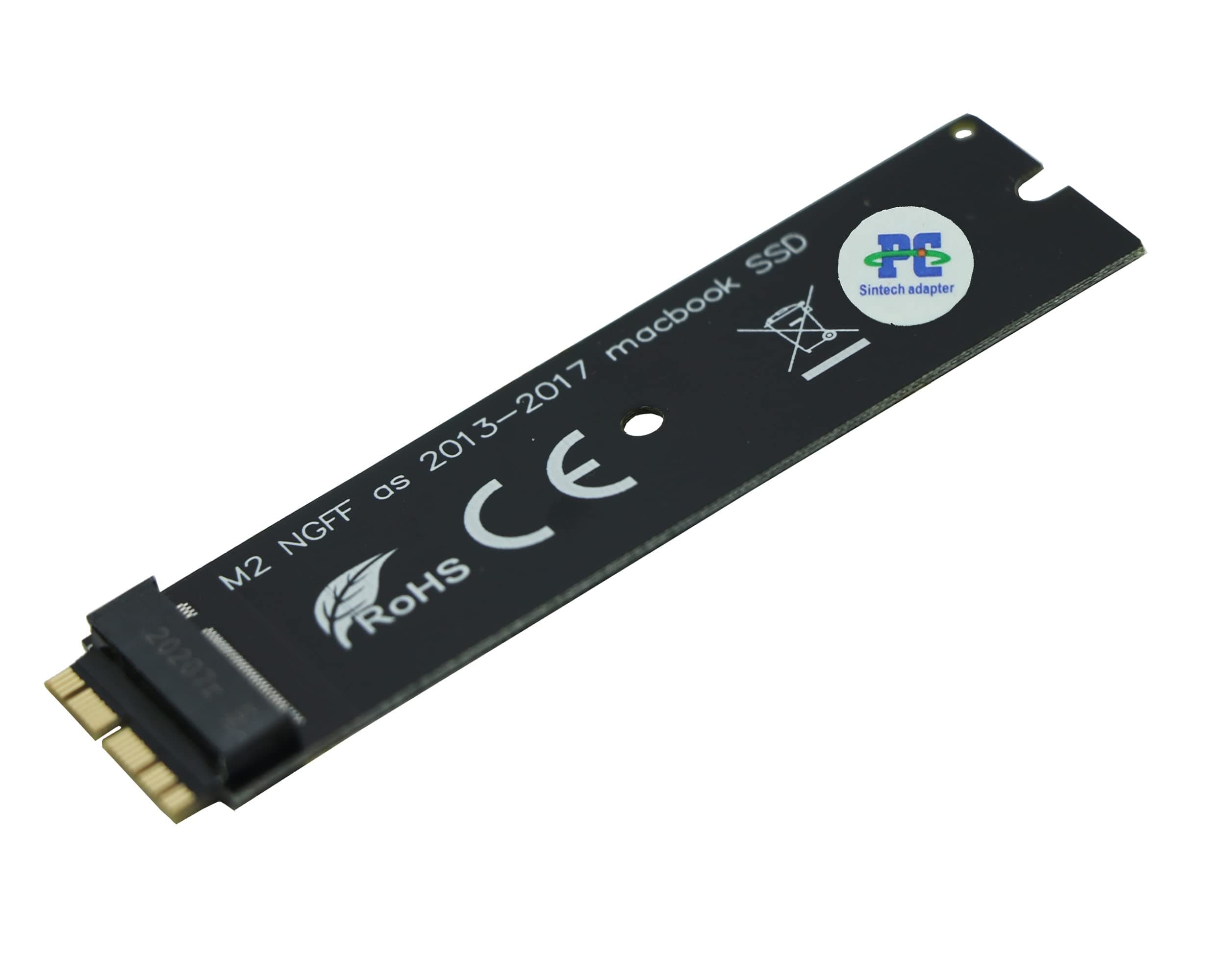 NGFF M.2 nVME SSD Adapter Card for Upgrade 2013-2015 Year Macs(Not Fit Early 2013 MacBook Pro)