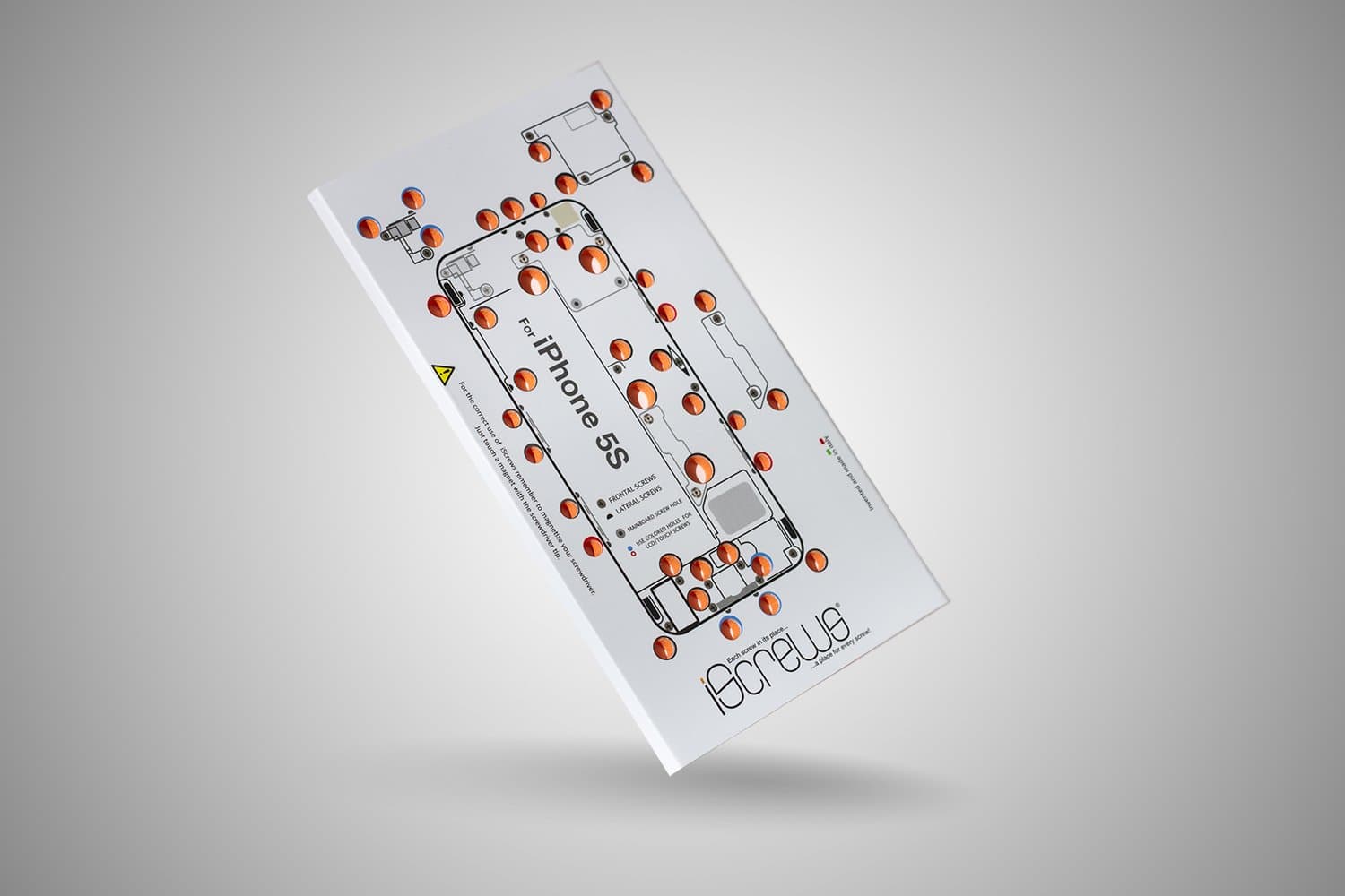 iScrews Organizer / Screws Holder Tray for Apple iPhone 5S by DottorPod