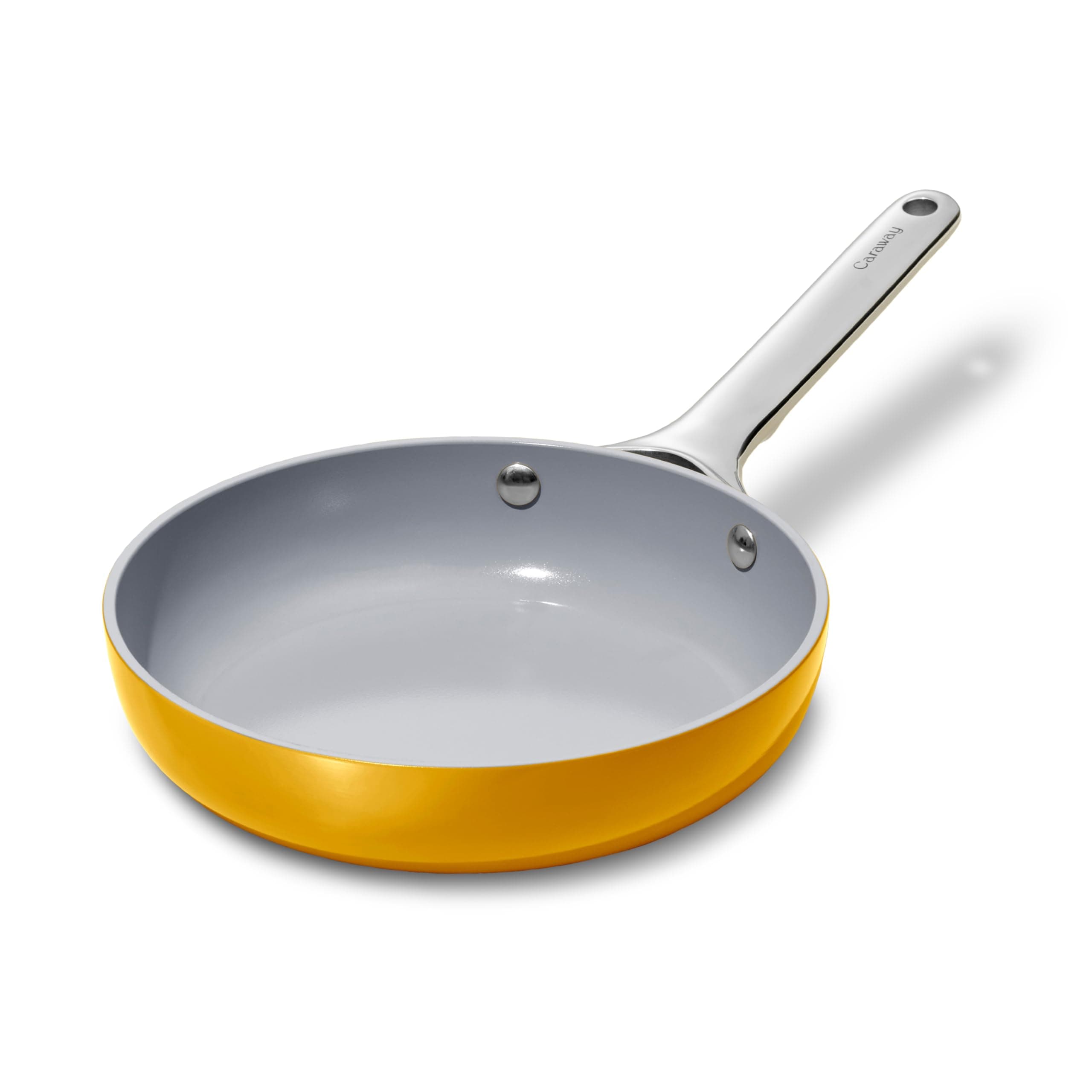 Caraway Nonstick Ceramic Mini Fry Pan (1.05 qt, 8") - Non Toxic, PTFE & PFOA Free - Oven Safe & Compatible with All Stovetops (Gas, Electric & Induction) - Marigold