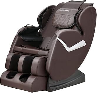 BestMassage Massage Chair Zero Gravity Full Body Electric Shiatsu Massage Chair Recliner with Foot Rollers Built-in Heat Therapy Air Massage System Stretch Vibrating for Home Office