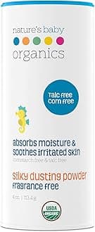 Nature's Baby Silky Dusting Powder Fragrance Free 4 Oz Aromatherapy Spray