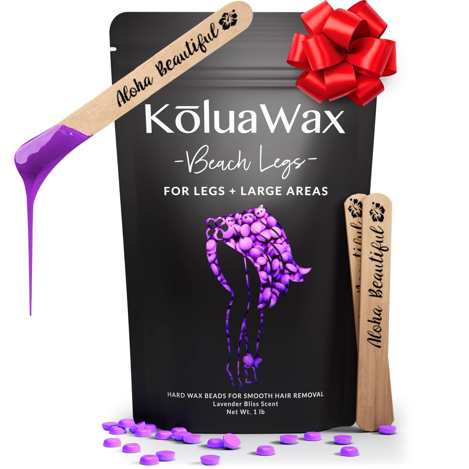 KoluaWax Beach Legs Hard Wax Beads