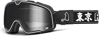 100% BARSTOW Premium Protective Sport Goggles with Minimal Frame (Roars Japan - Mirror Silver Flash Lens)